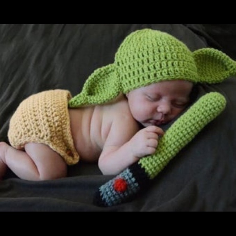 Baby yoda  newborn photography props